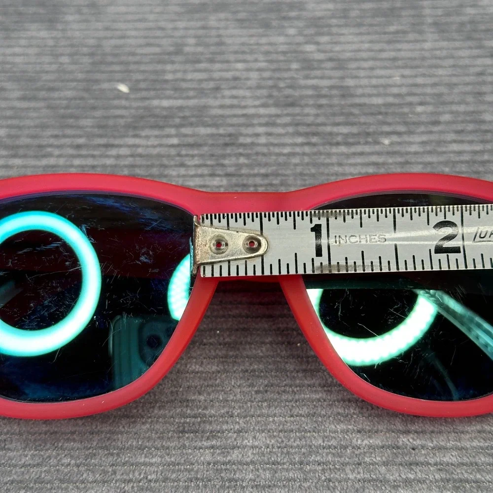 Goodr Flamingos on a Booze Cruise Sunglasses Matte Pink Blue Mirrored Polarized
